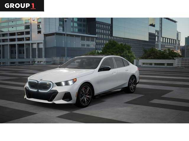 Mineral White Metallic 2026 BMW i5 M60 AWD Sedan  1-Speed Automatic