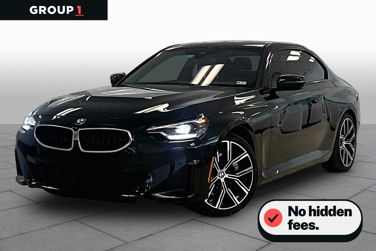 Black Sapphire Metallic 2024 BMW 2 Series Coupe Rear-Wheel Drive 8-Speed Automatic