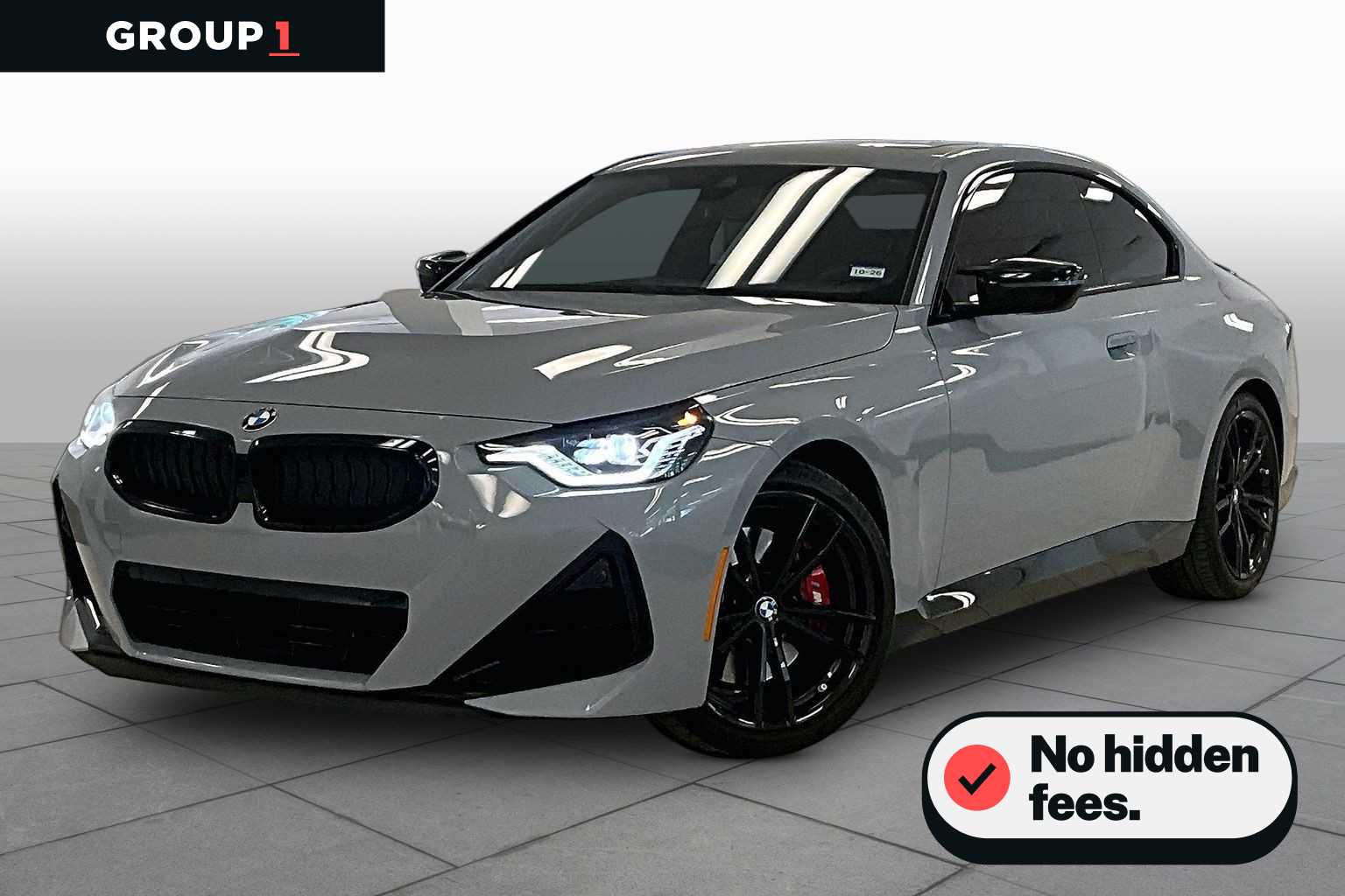 Brooklyn Gray Metallic 2024 BMW 2 Series Coupe Rear-Wheel Drive 8-Speed Automatic