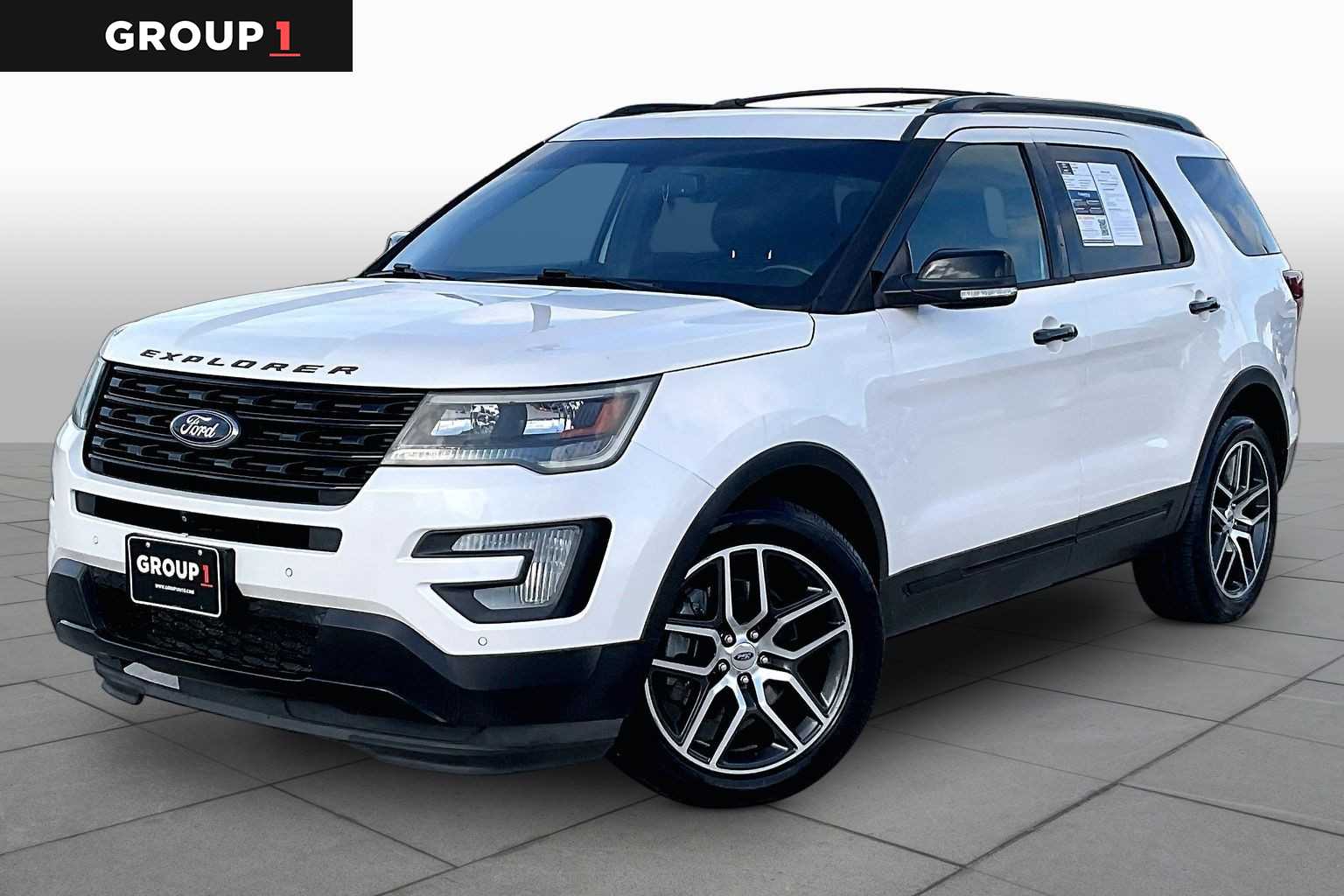 White Platinum Metallic Tri-Coat 2016 Ford Explorer SUV / Crossover All-Wheel Drive 6-Speed Automatic
