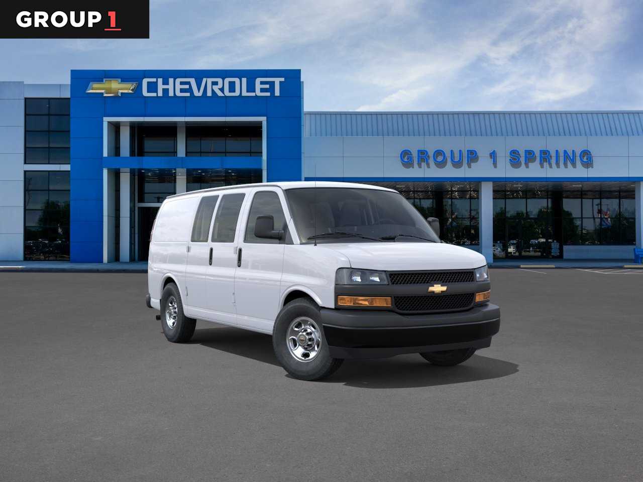 Summit White 2026 Chevrolet Express Cargo Van Rear-Wheel Drive 8-Speed Automatic