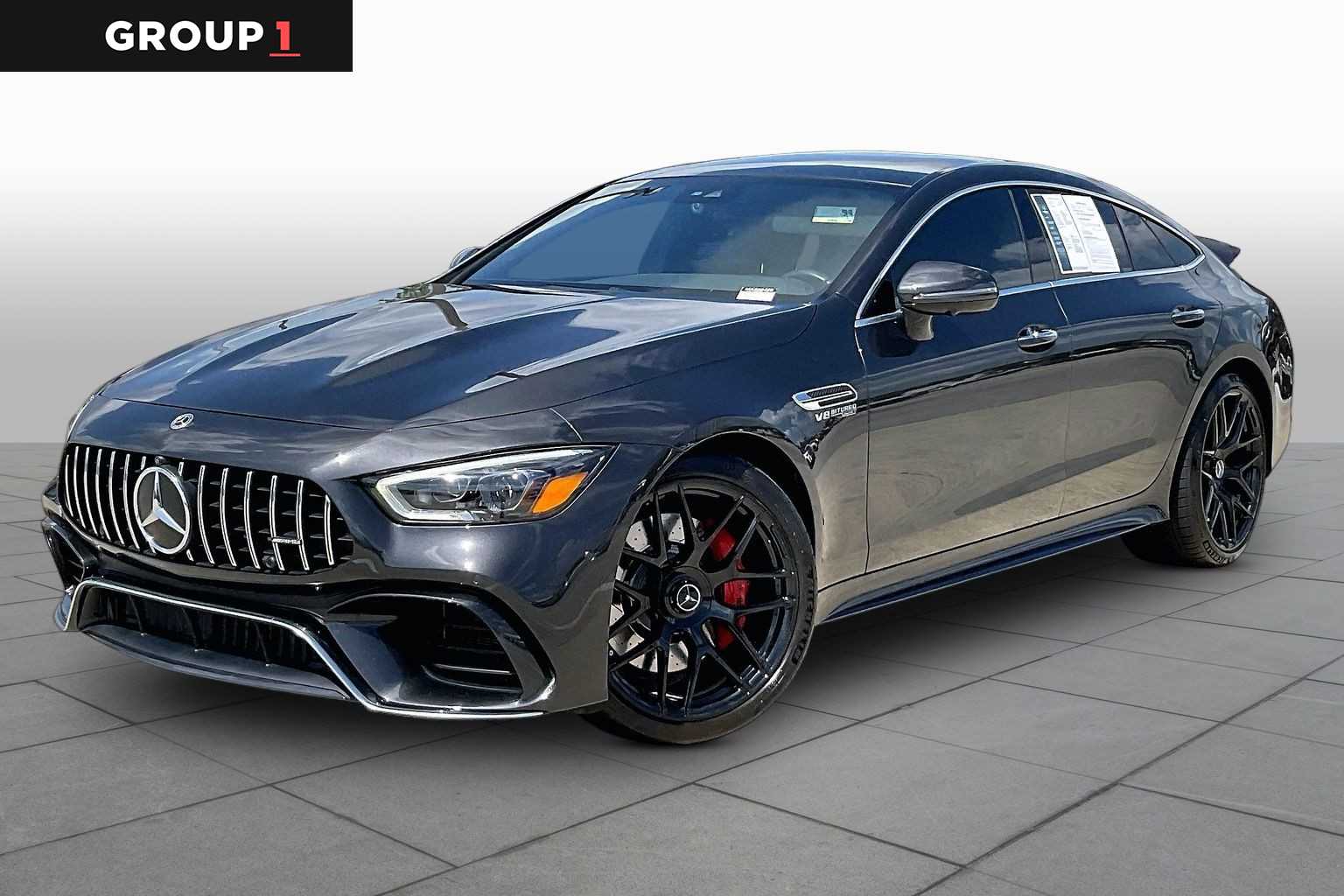 Gray (Graphite Grey Metallic) 2021 Mercedes-Benz AMG GT Coupe All-Wheel Drive 9-Speed Automatic