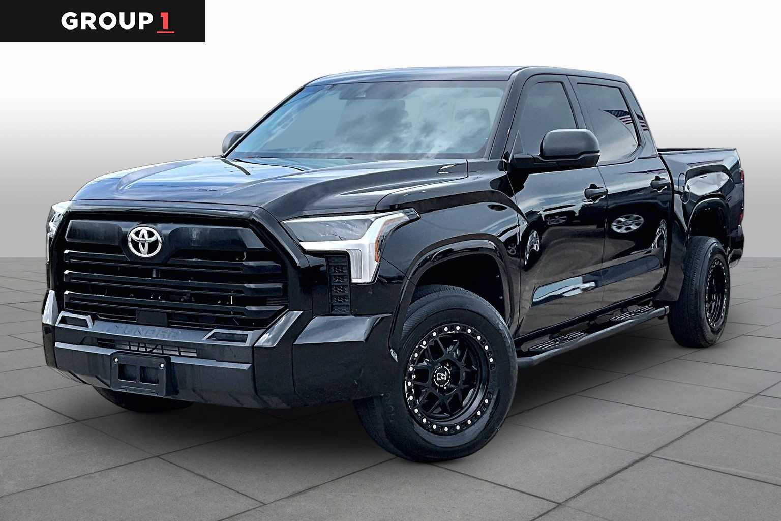 Midnight Black Metallic 2023 Toyota Tundra Pickup Truck Four-Wheel Drive Automatic