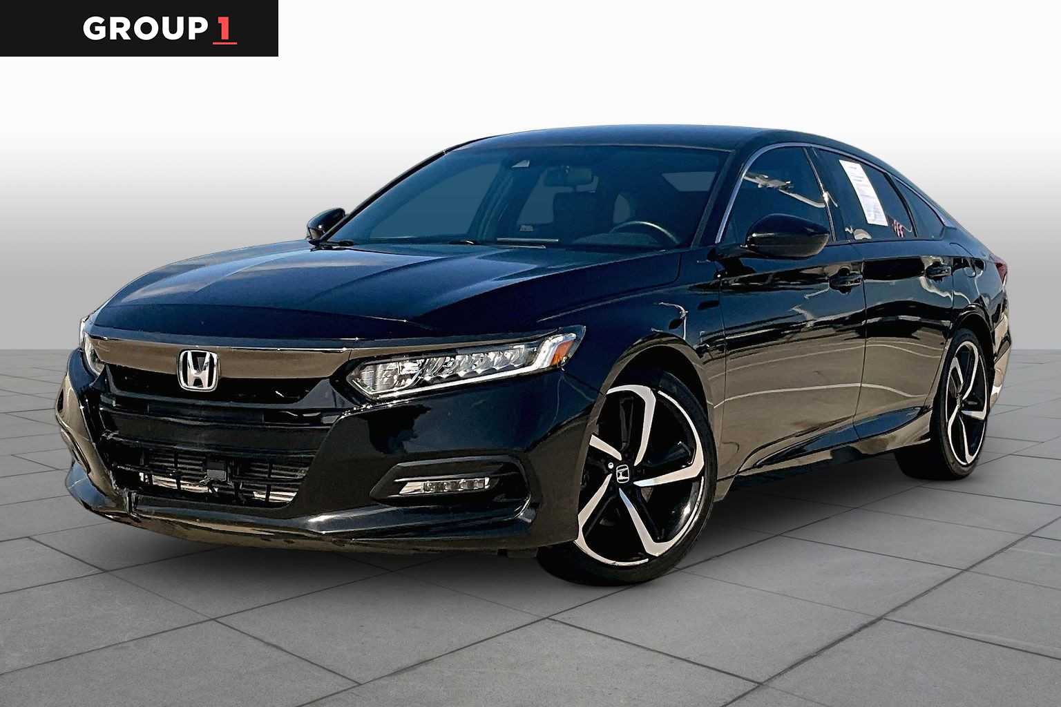 Crystal Black Pearl 2020 Honda Accord 1.5T Sport FWD Sedan Front-Wheel Drive Continuously Variable Transmission