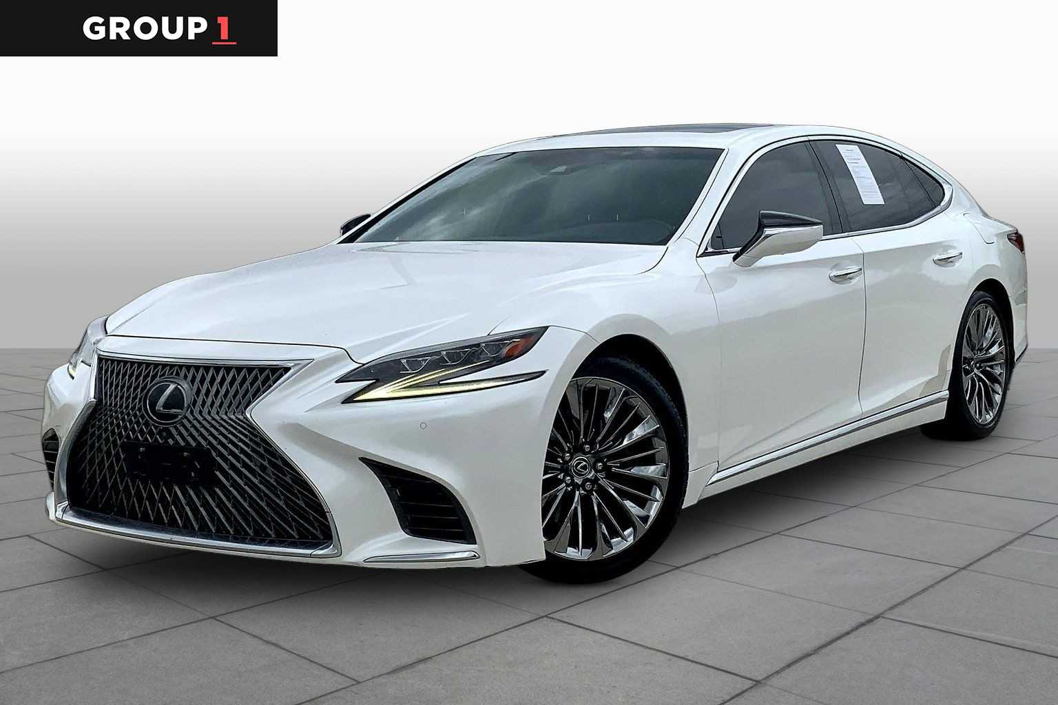 Eminent White Pearl 2018 Lexus LS 500 RWD Sedan Rear-Wheel Drive Automatic