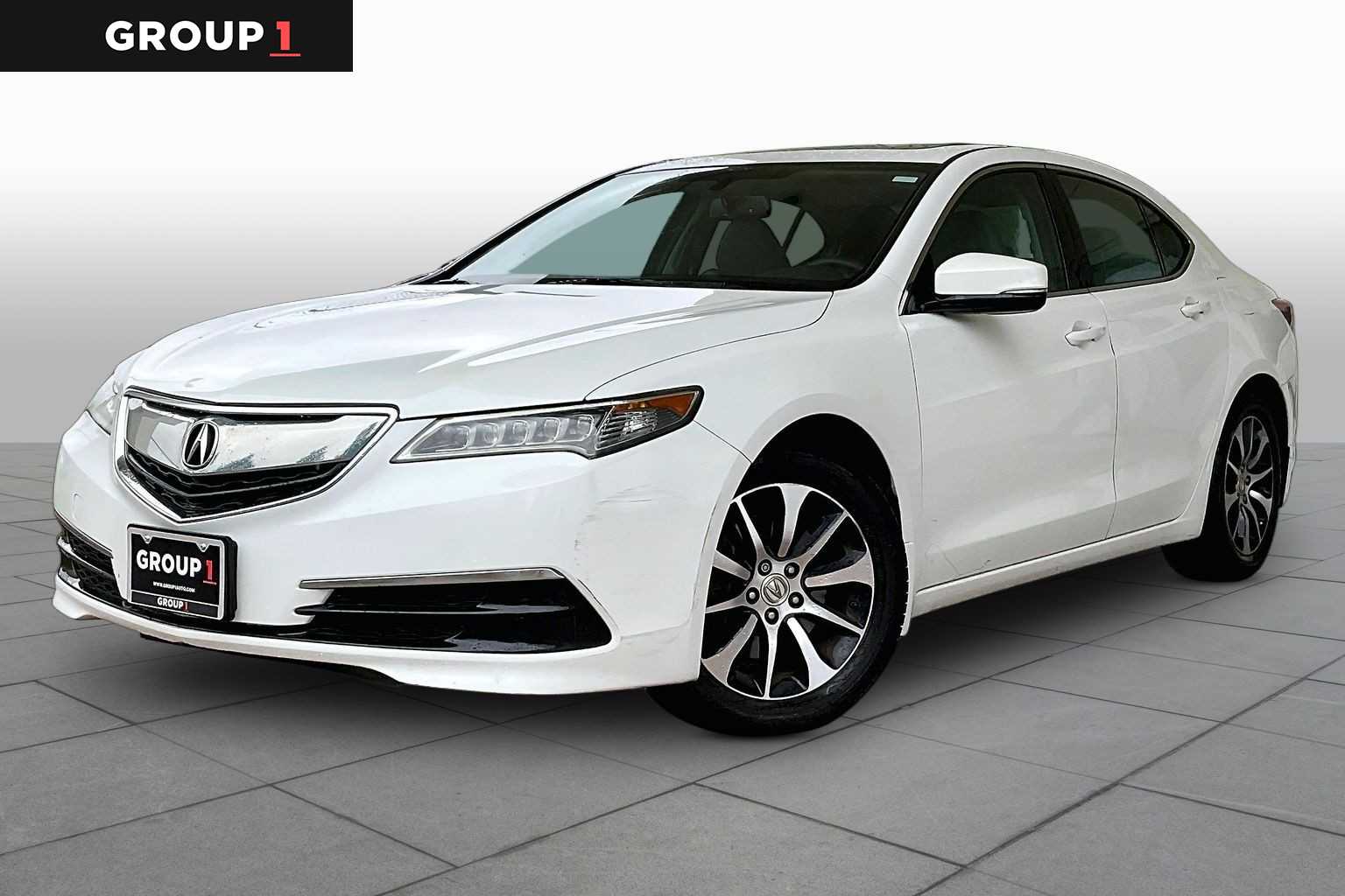 2015 Acura TLX  Bellanova White Pearl at Group 1 GMC Buick South