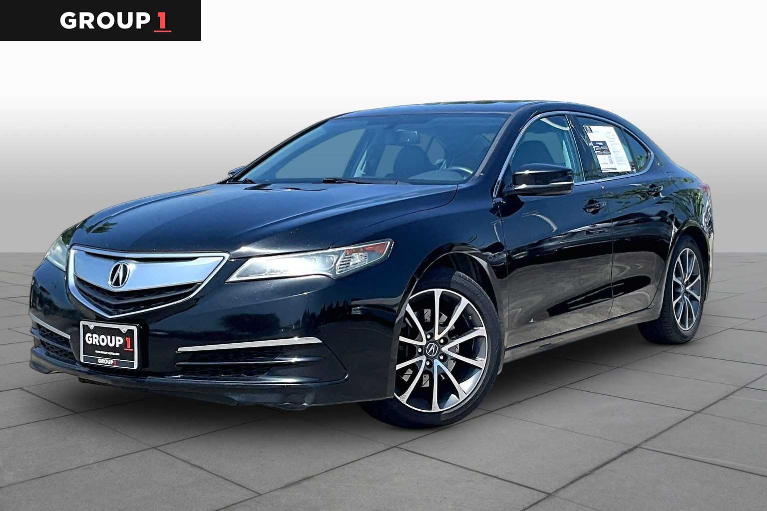 2016 Acura TLX V6 Crystal Black Pearl at Lexus Southwest Houston