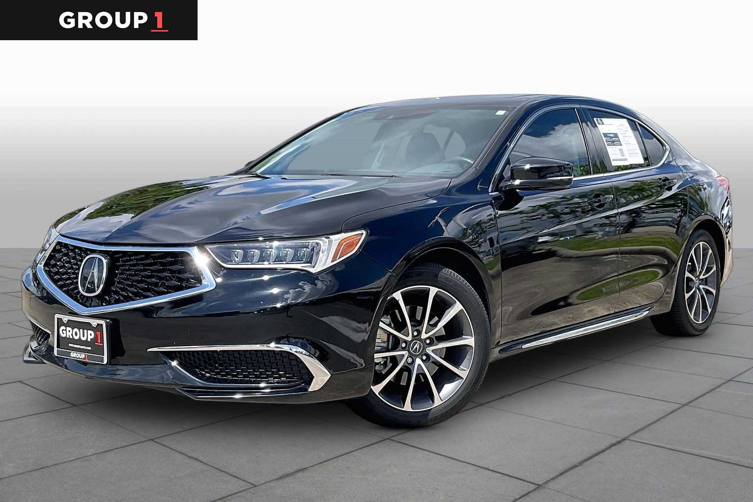 2018 Acura TLX w/Technology Pkg Crystal Black Pearl at Honda of Clear Lake