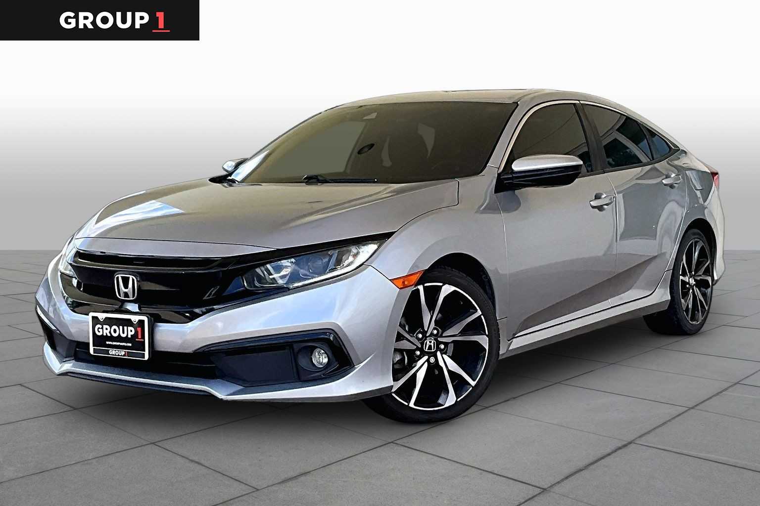 2021 Honda Civic Sedan Sport Lunar Silver Metallic at Auto Boutique Texas