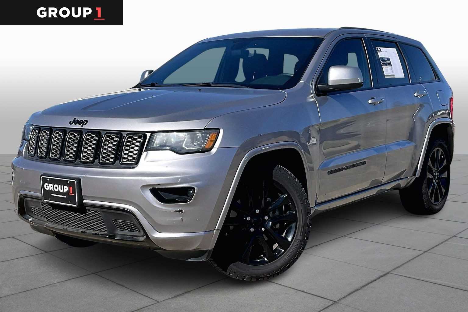 2019 Jeep Grand Cherokee Altitude Billet Silver Metallic Clearcoat at AutoNation Toyota Gulf Fwy