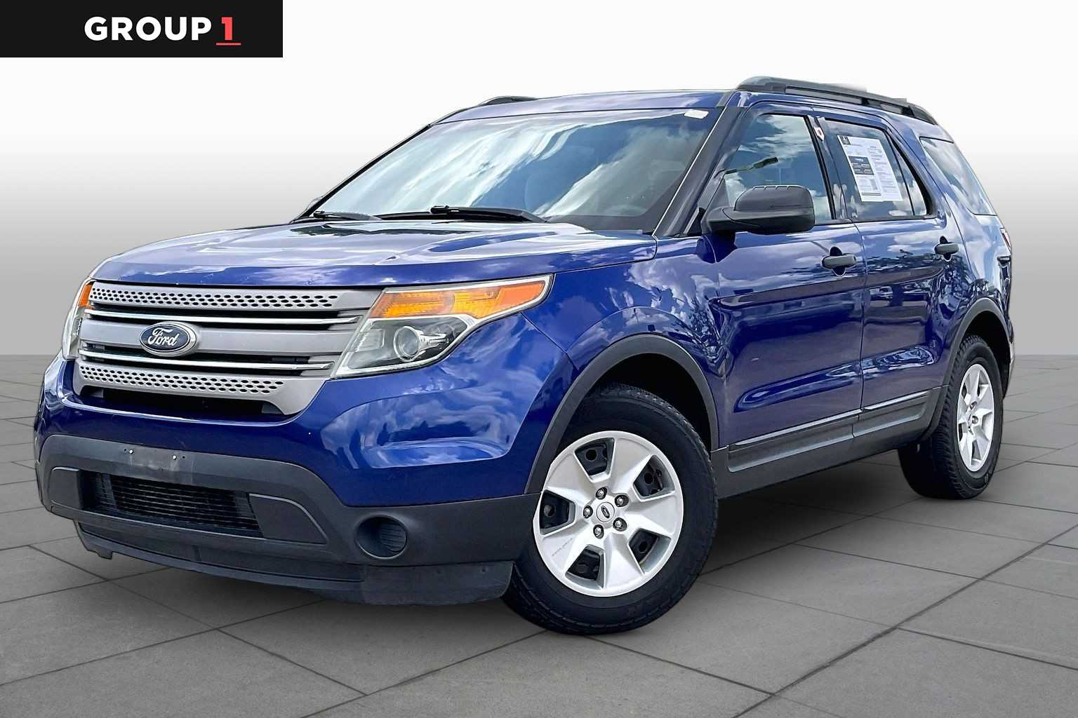 2013 Ford Explorer Base Deep Impact Blue Metallic at Mac Haik Ford