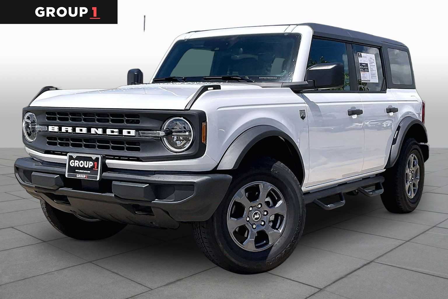 2025 Ford Bronco Big Bend Oxford White at Group 1 GMC Buick South