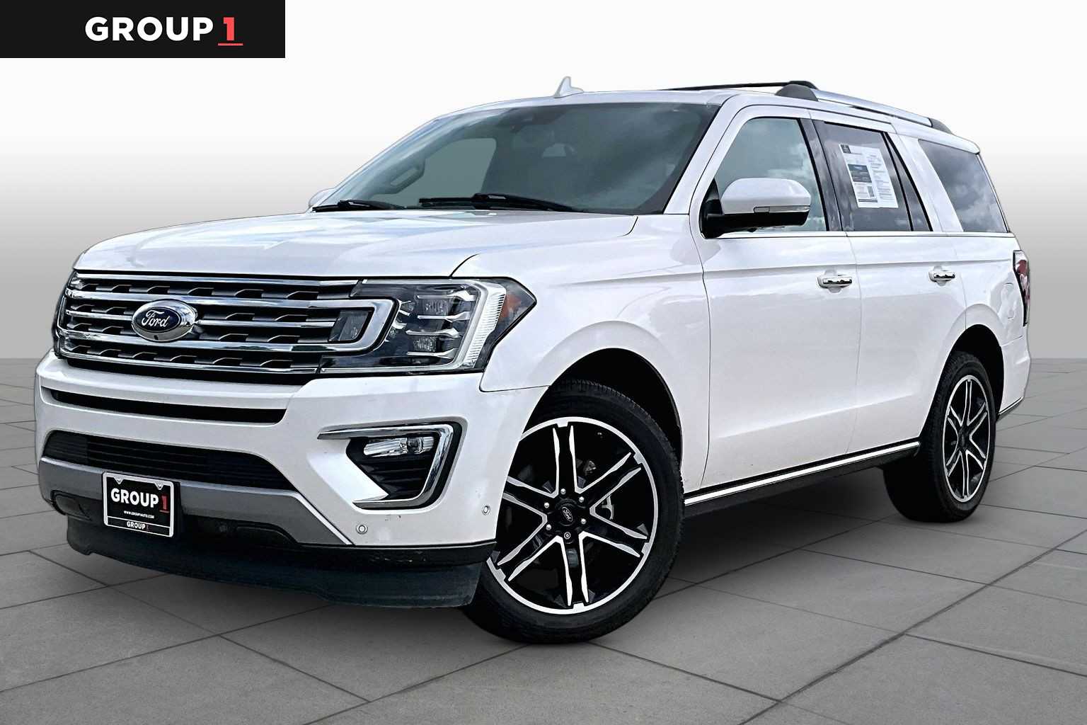 2019 Ford Expedition Limited White Platinum Metallic Tri-Coat at Lexus of Clear Lake