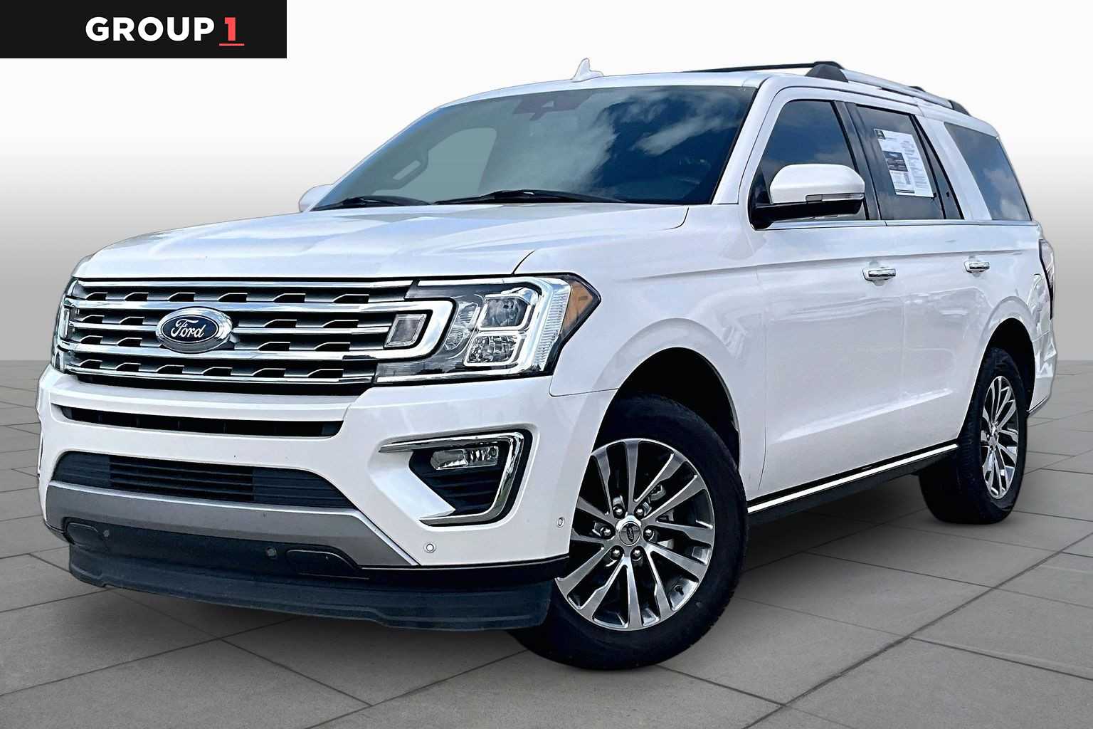 2018 Ford Expedition Limited White Platinum Metallic Tri-Coat at Texan GMC Buick
