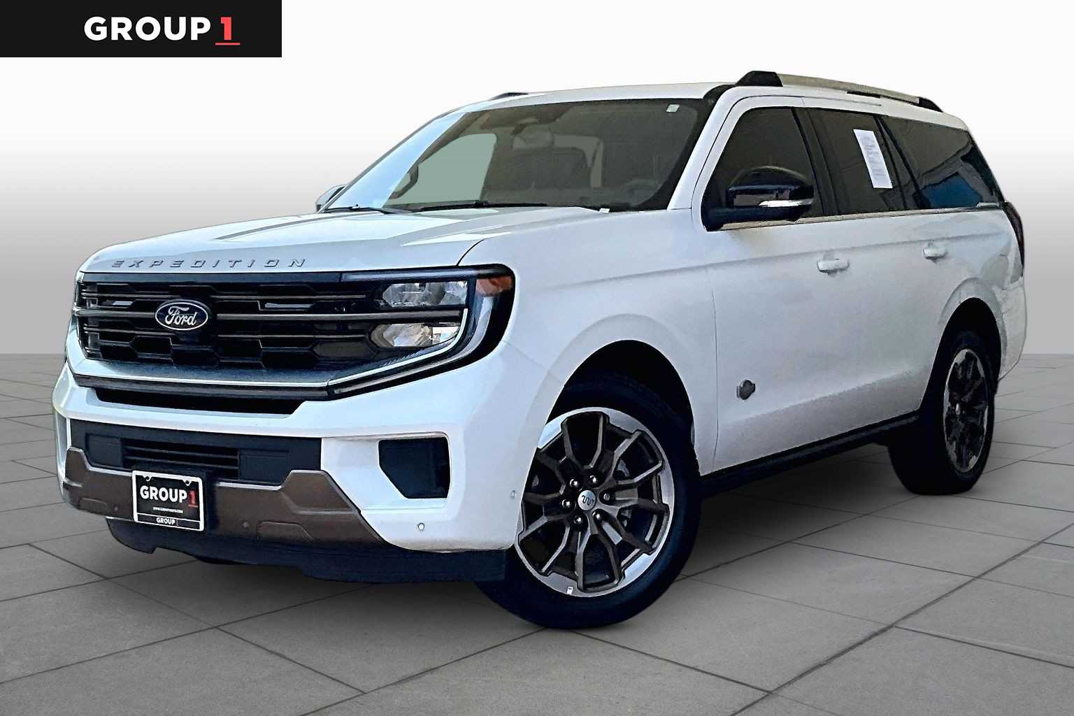 2025 Ford Expedition King Ranch Star White Metallic Tri-Coat at Tomball Ford