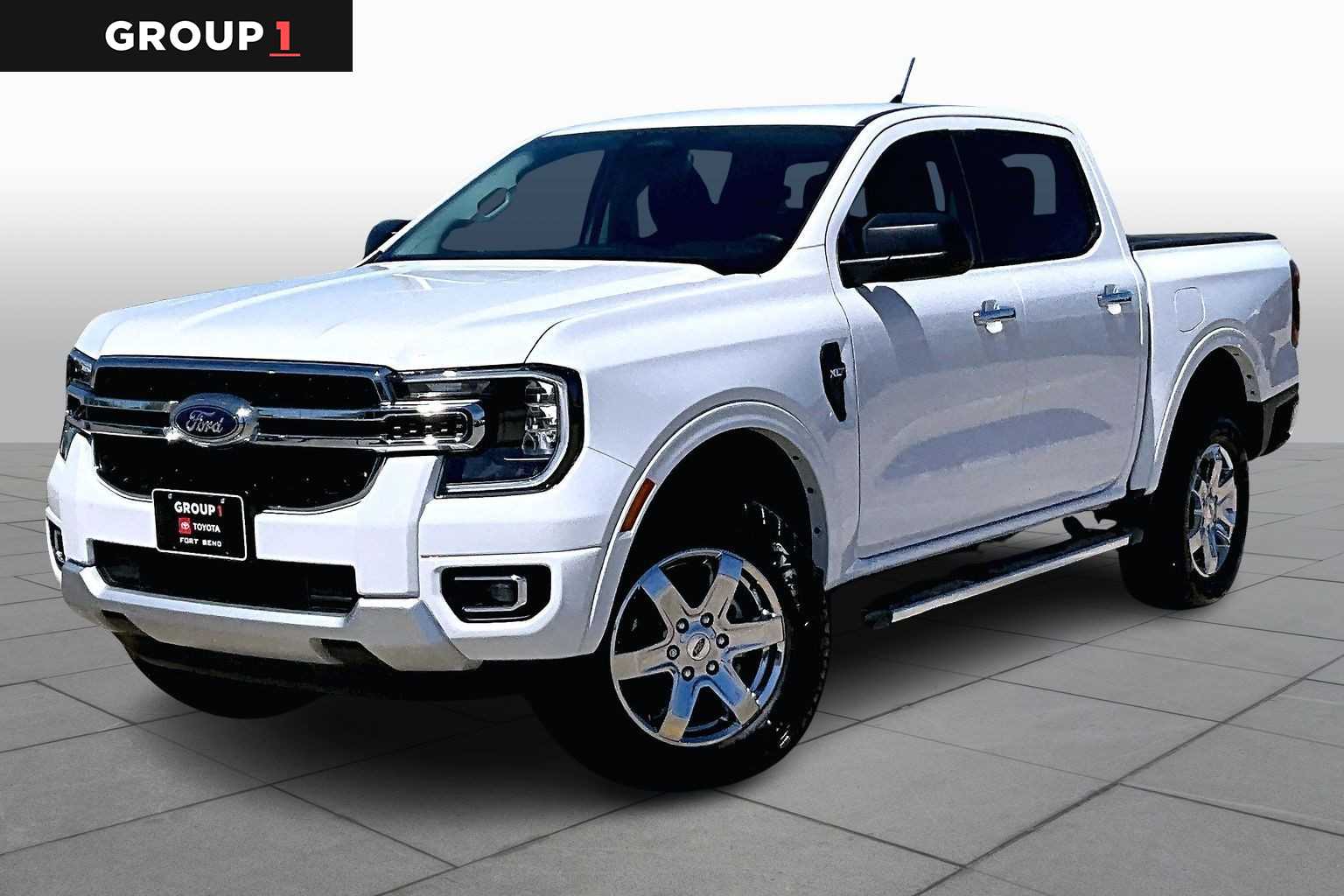 Oxford White 2024 Ford Ranger XLT SuperCrew RWD Pickup Truck 4X2 Automatic