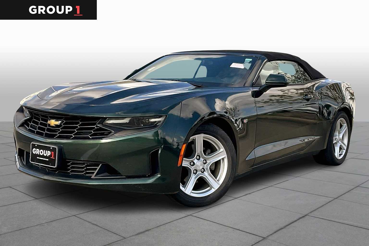 2020 Chevrolet Camaro 1LT Rally Green Metallic at Sterling McCall Acura