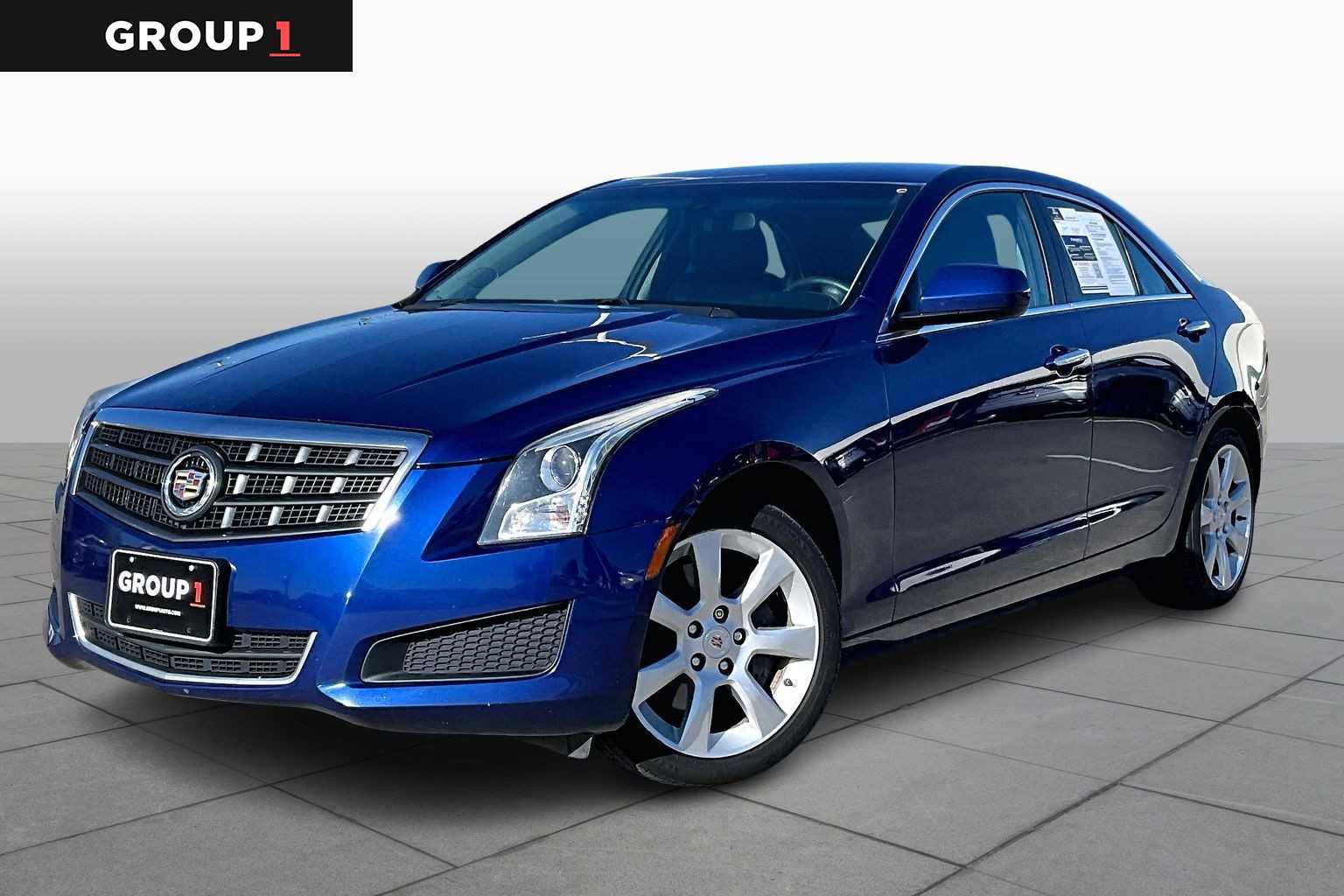 2013 Cadillac ATS  Opulent Blue Metallic at Sterling McCall Nissan