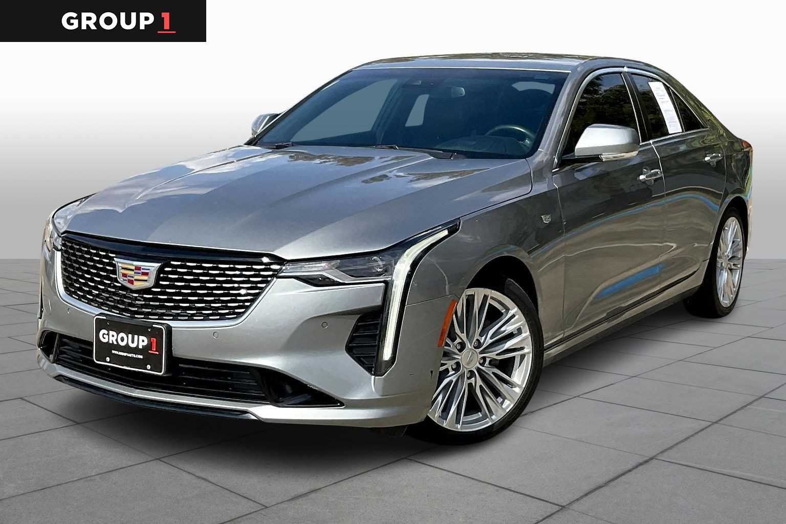 2023 Cadillac CT4 Premium Luxury Argent Silver Metallic at Mercedes-Benz of Houston North