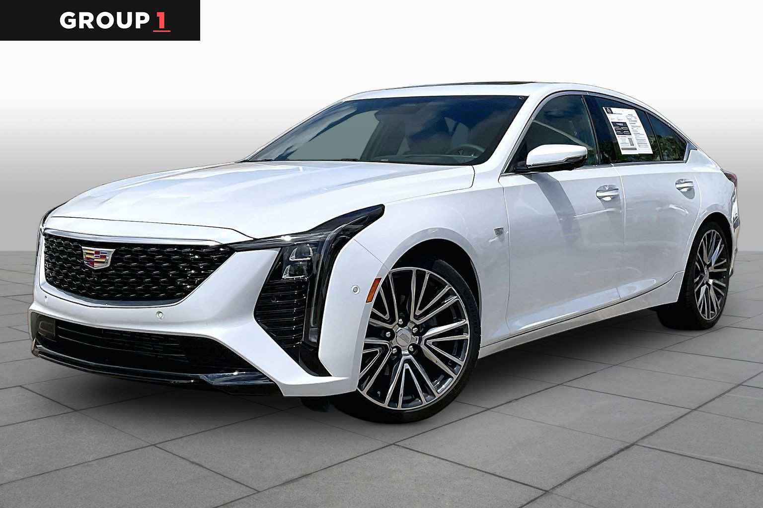 2026 Cadillac CT5 Premium Luxury Vibrant White Tricoat at Ron Craft Chevrolet Cadillac