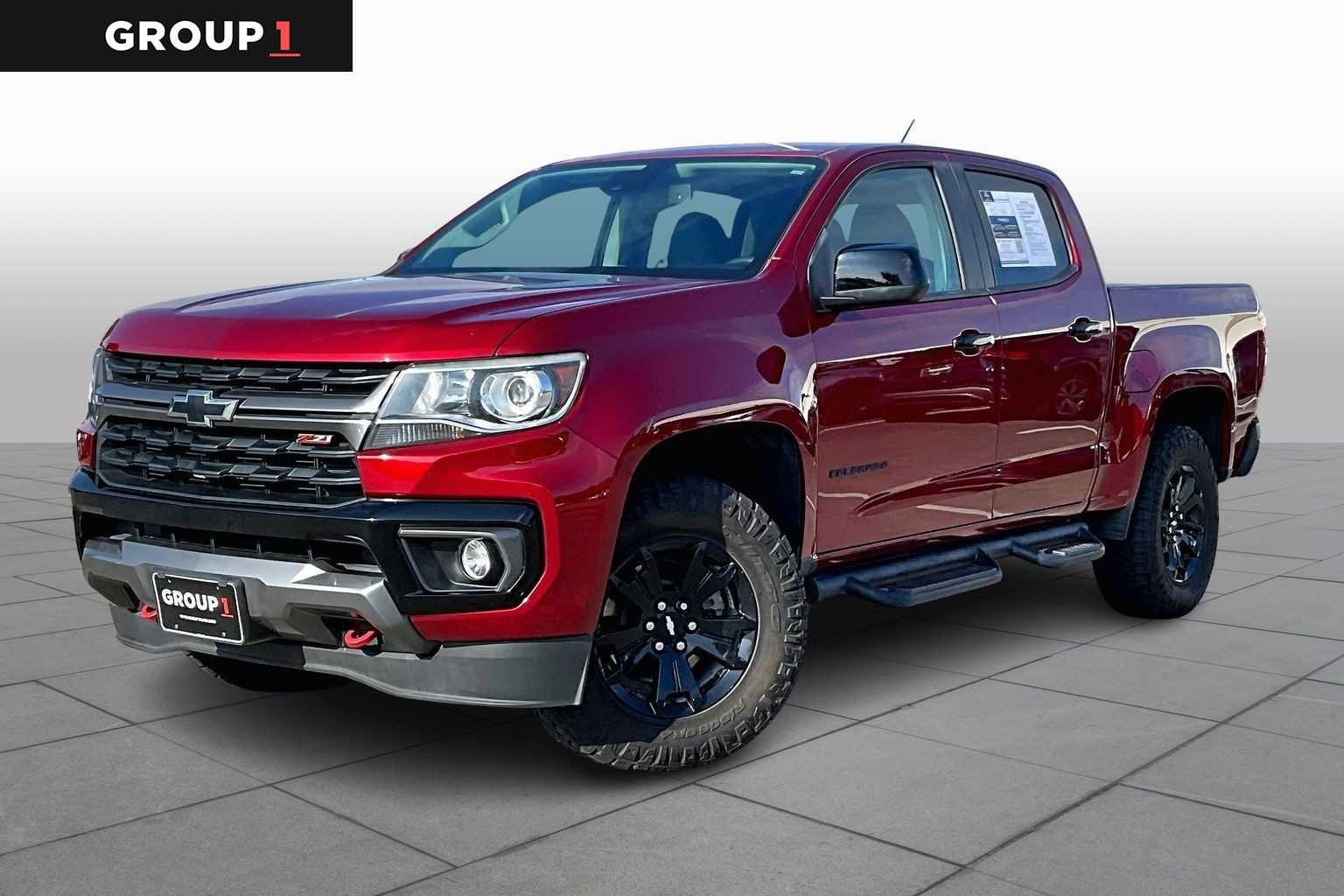 2022 Chevrolet Colorado 4WD Z71 Cherry Red Tintcoat at Texan GMC Buick