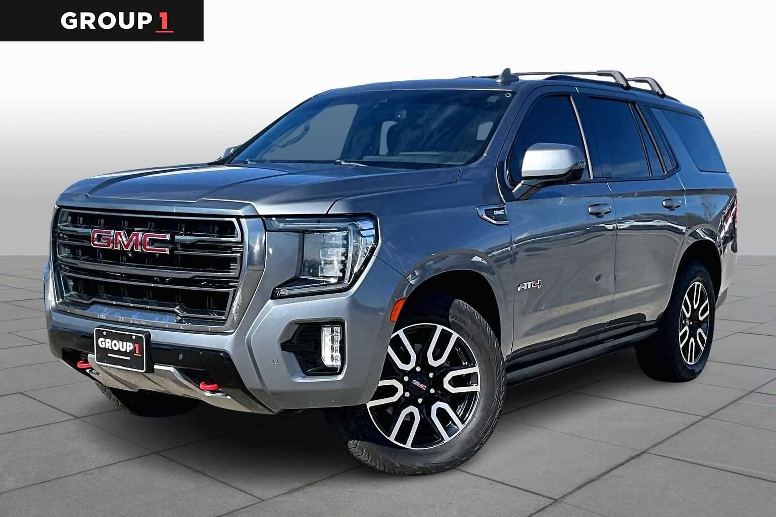2021 GMC Yukon AT4 Satin Steel Metallic at Texan GMC Buick