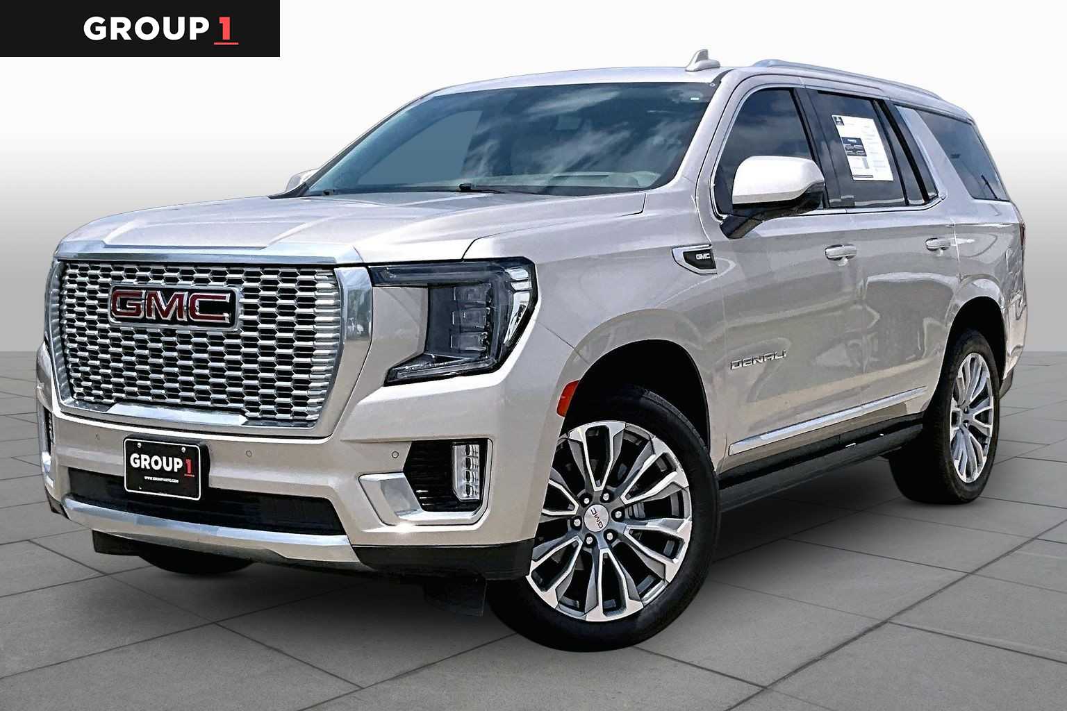 2021 GMC Yukon Denali Denali Pearl Beige Metallic at Group 1 GMC Buick South