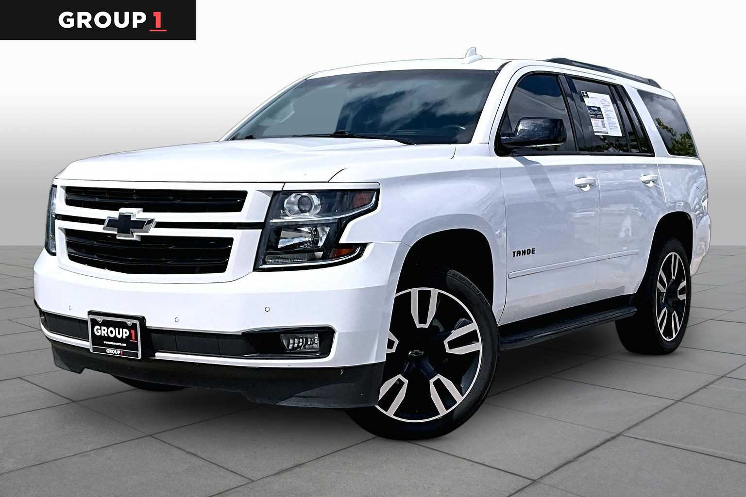 2019 Chevrolet Tahoe Premier Summit White at Group 1 Toyota Southwest