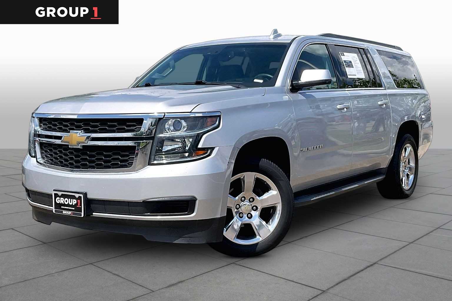 2015 Chevrolet Suburban LT Silver Ice Metallic at Group 1 Toyota Southwest