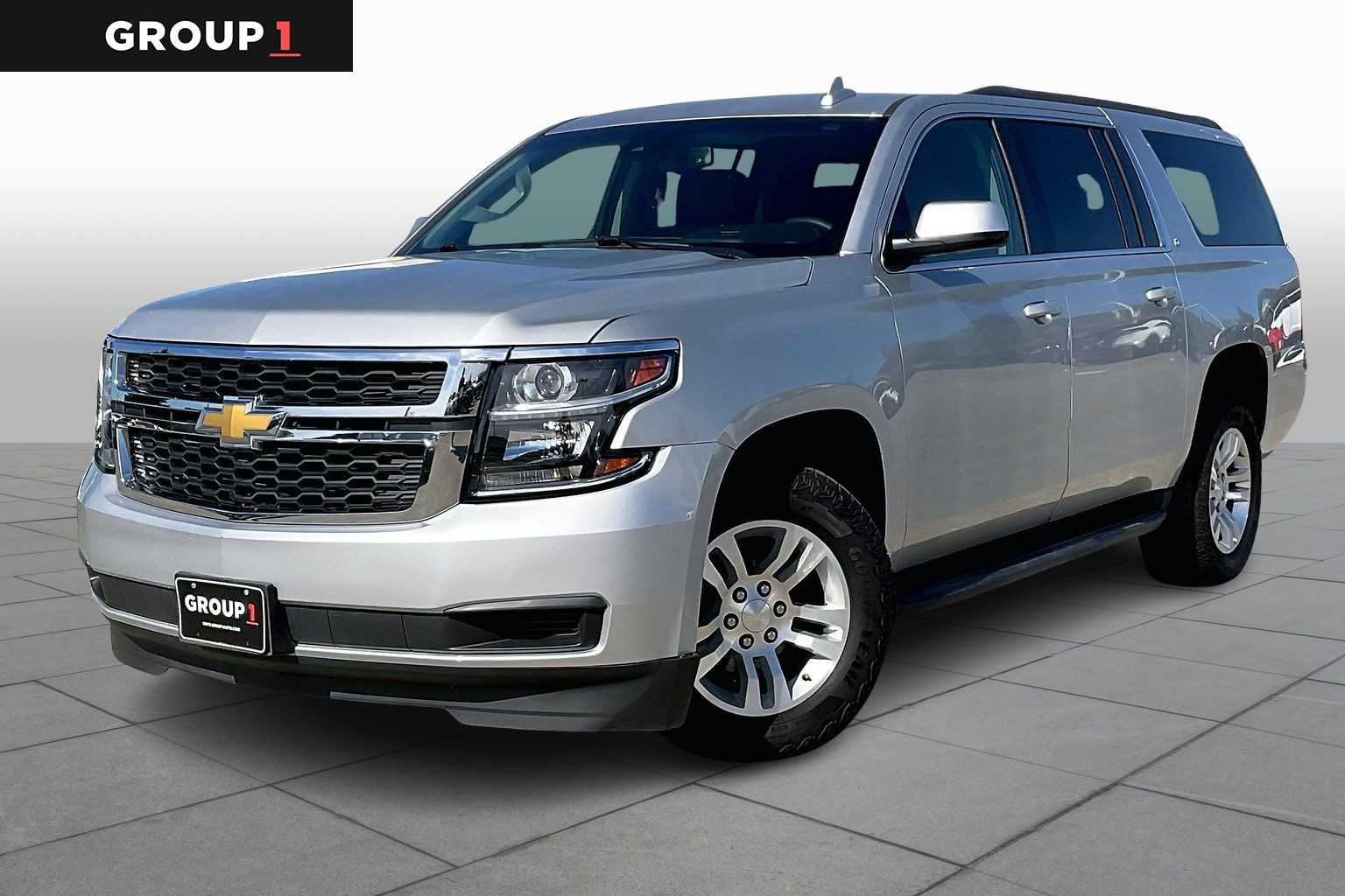 2019 Chevrolet Suburban LT Silver Ice Metallic at AutoNation Chevrolet Gulf Fwy