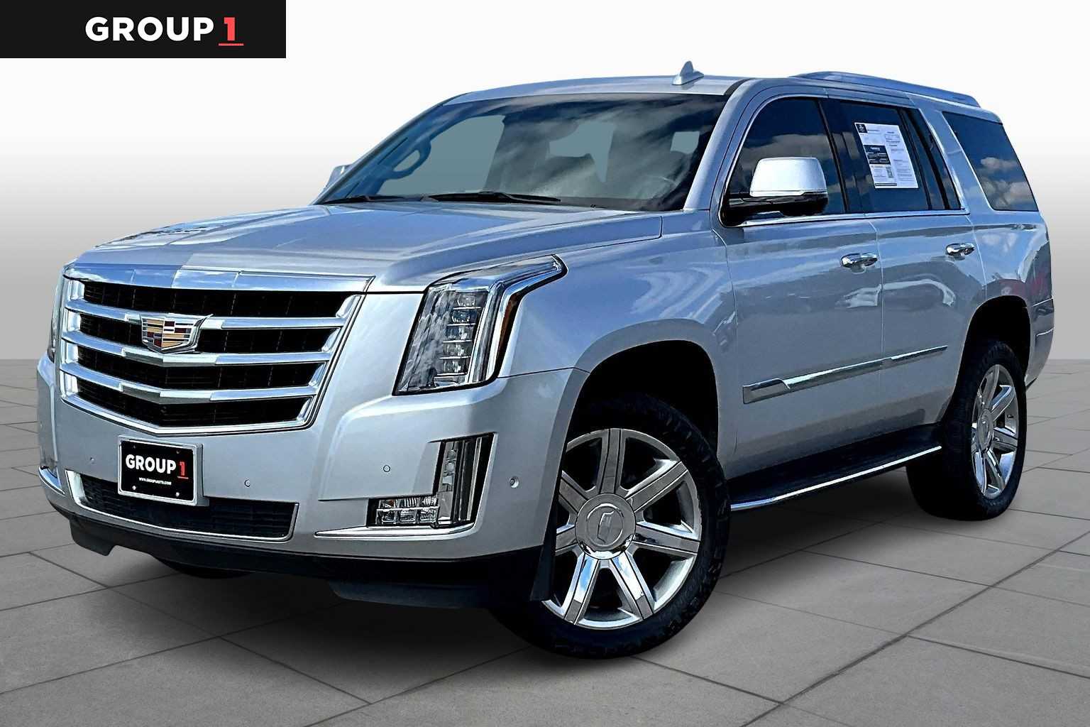 2017 Cadillac Escalade Premium Luxury Radiant Silver Metallic at Sterling McCall Nissan