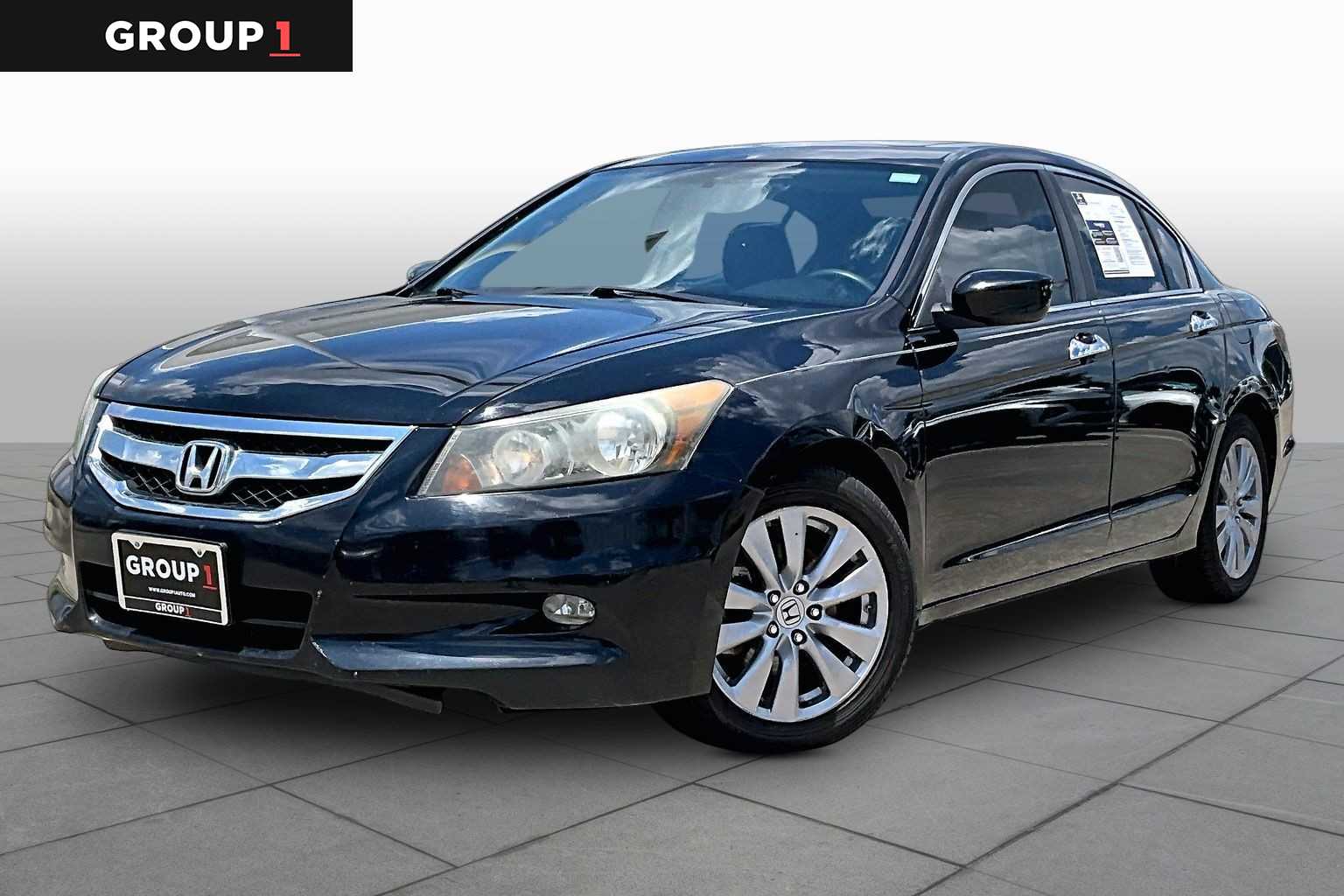 2011 Honda Accord EX-L Crystal Black Pearl at Westside Kia