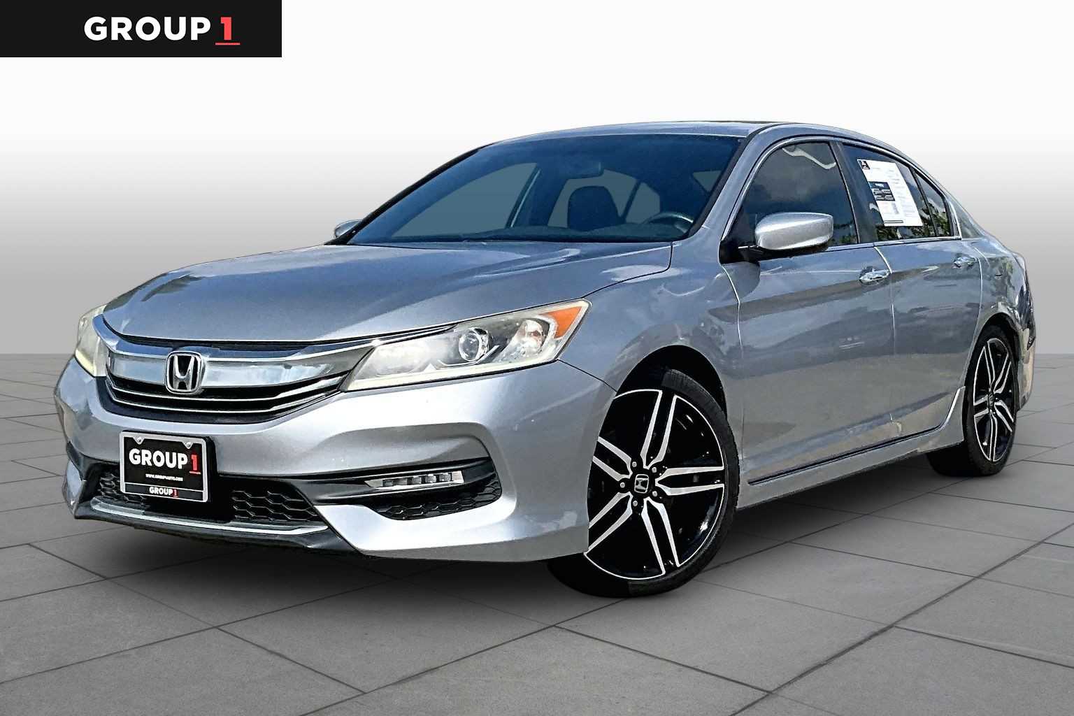 2017 Honda Accord Sedan Sport Lunar Silver Metallic at Lexus Southwest Houston