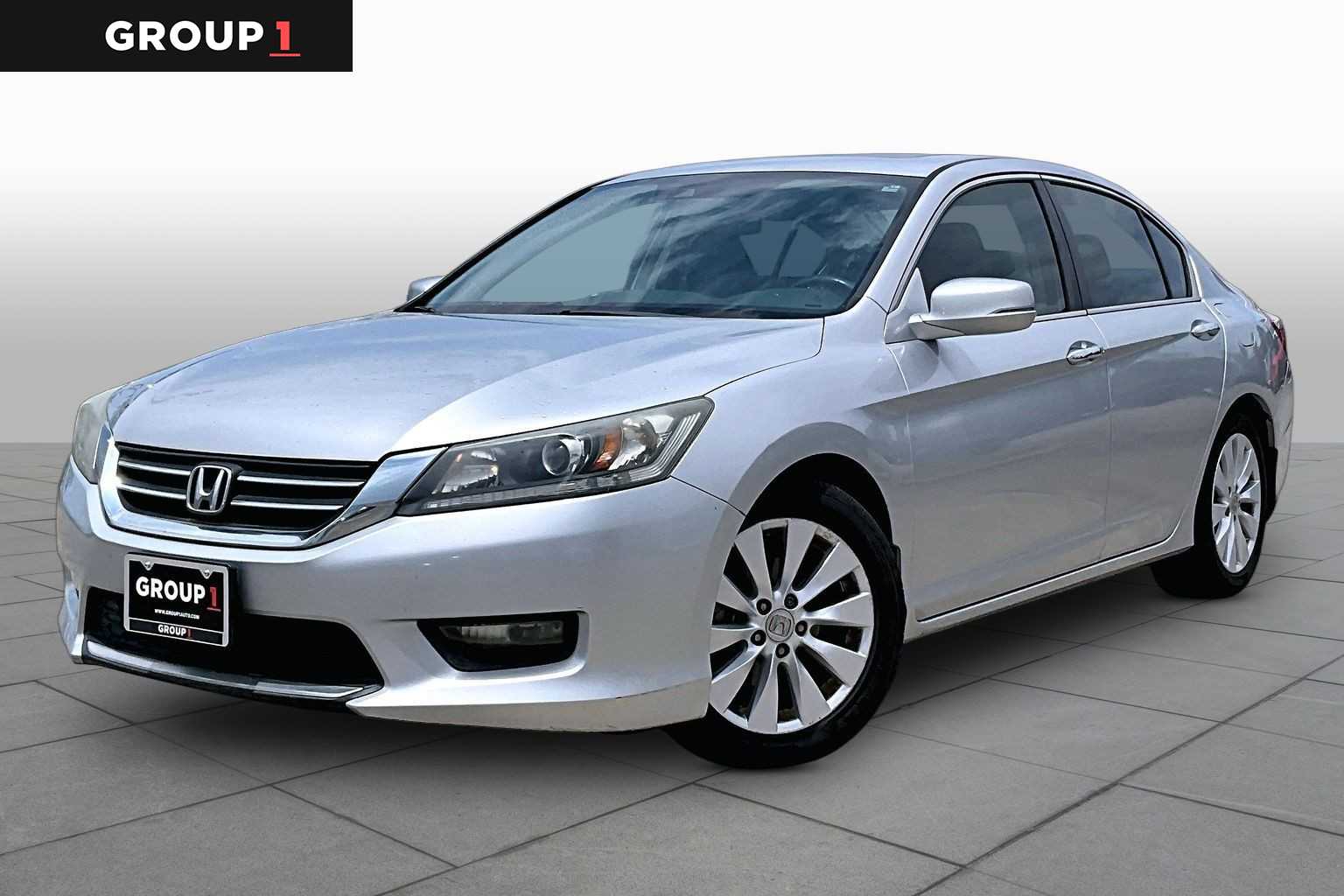 2015 Honda Accord EX-L Alabaster Silver Metallic at Tomball Ford