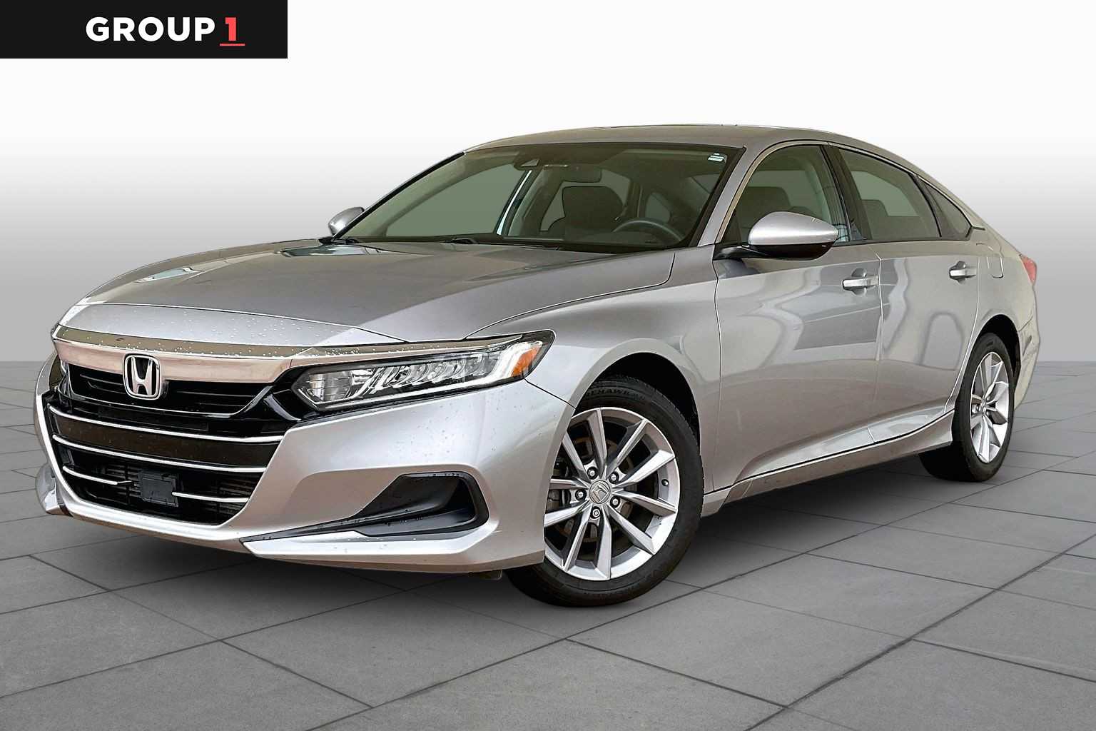 2021 Honda Accord Sedan LX Lunar Silver Metallic at AutoNation Ford Gulf Fwy