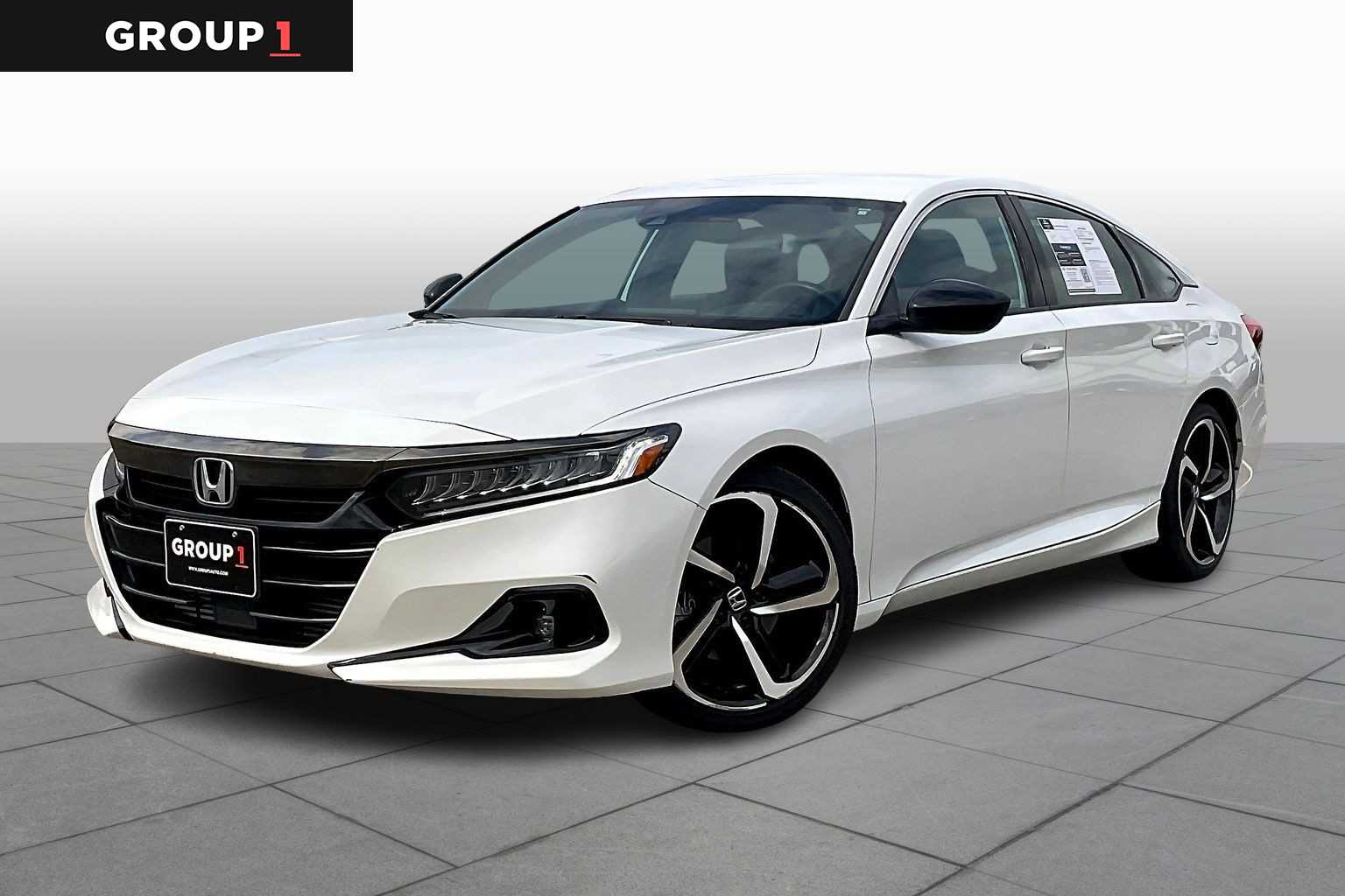 2022 Honda Accord Sport Platinum White Pearl at Honda of Clear Lake
