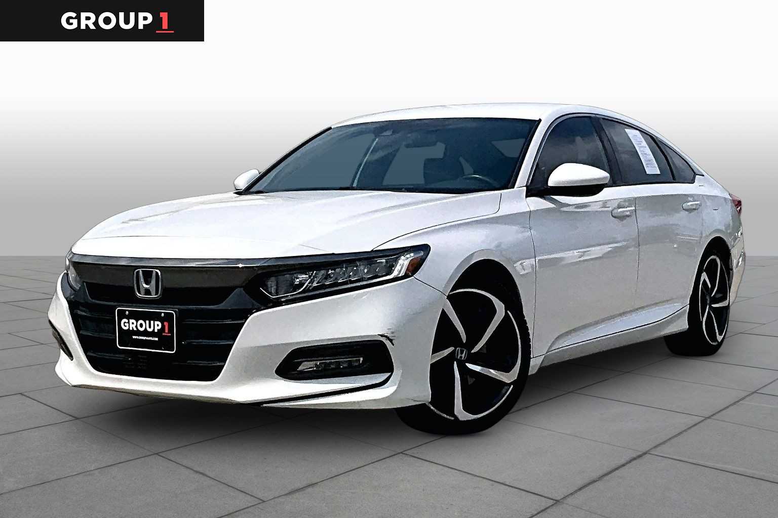 2018 Honda Accord Sedan Sport 1.5T Platinum White Pearl at Lexus Southwest Houston