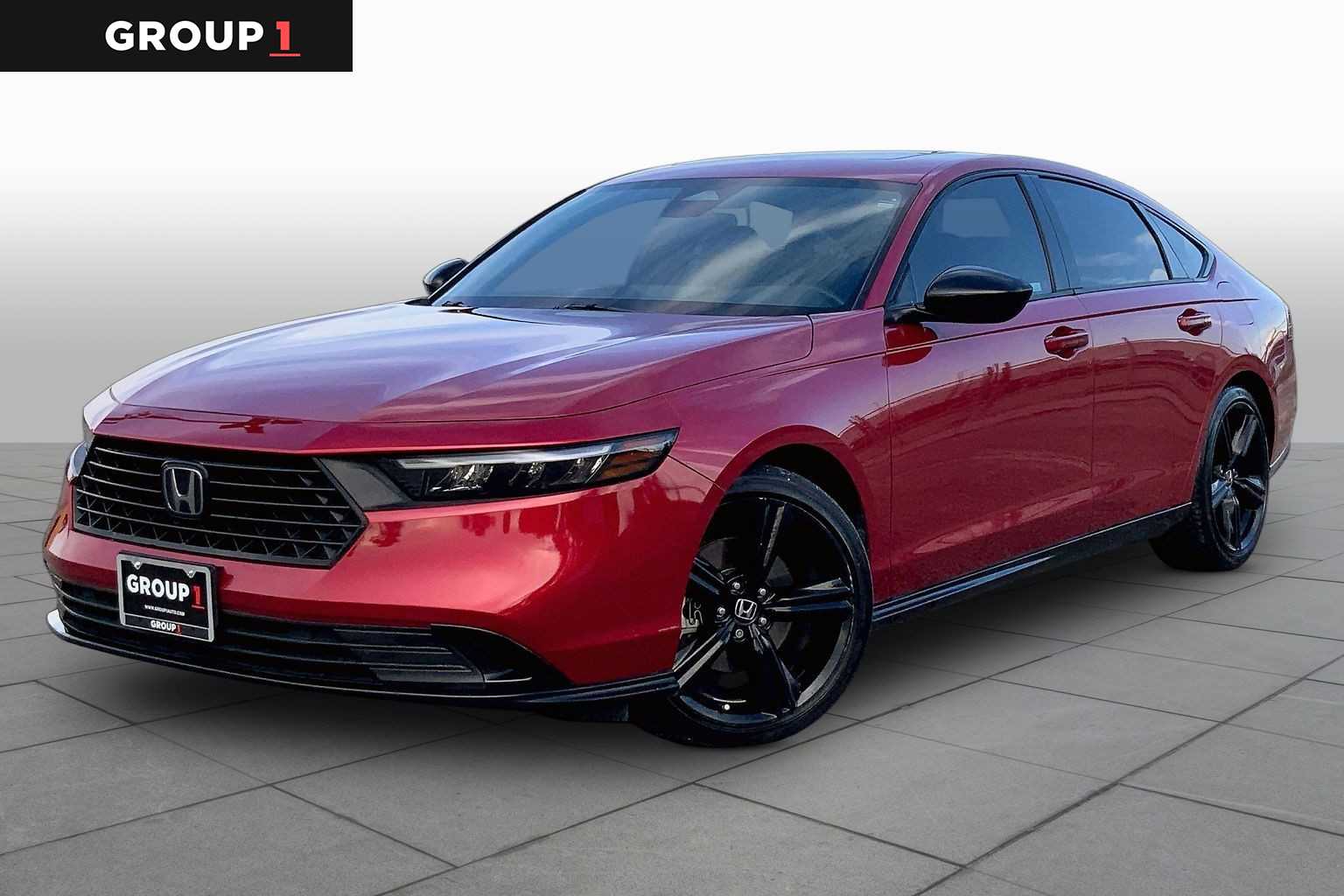 2024 Honda Accord Hybrid Sport-L Radiant Red Metallic at Honda of Clear Lake