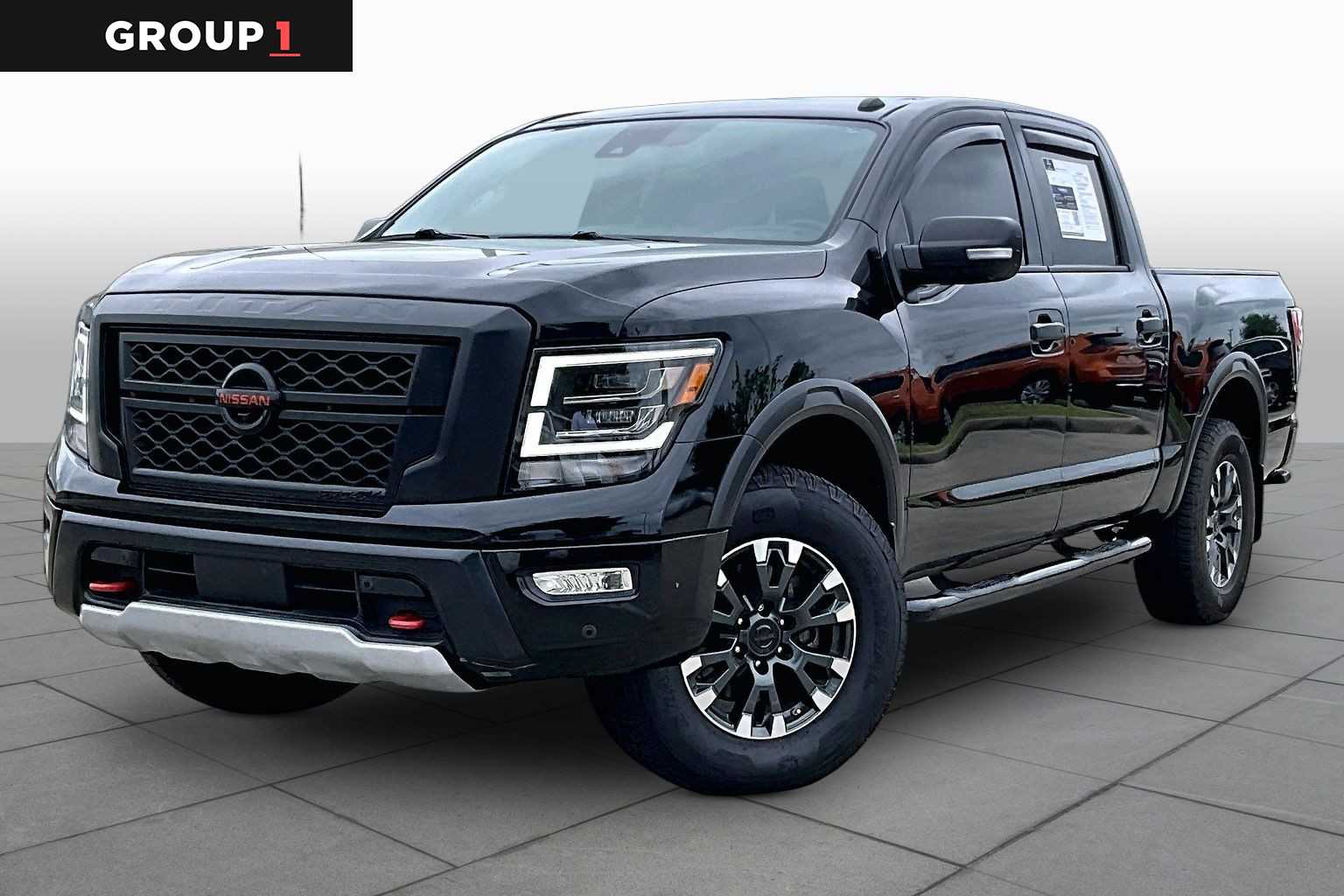 2021 Nissan Titan PRO-4X Super Black at Group 1 GMC Buick South