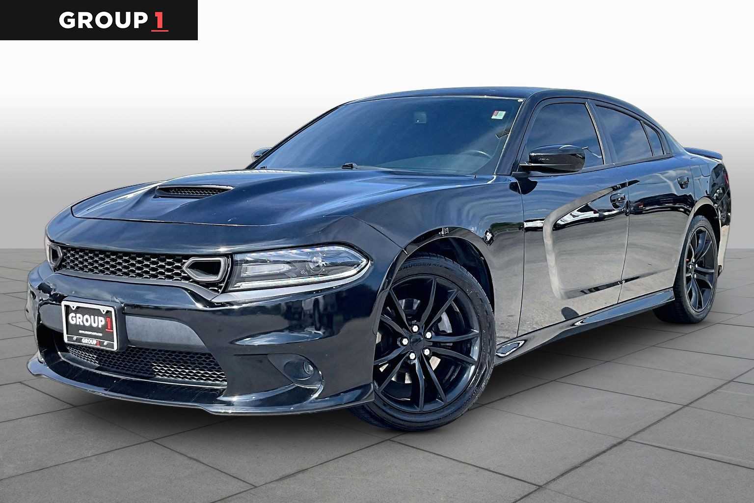 2020 Dodge Charger R/T Pitch Black Clearcoat at Texan GMC Buick
