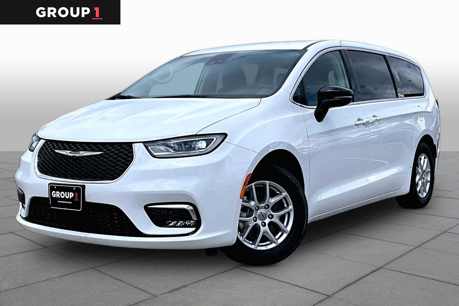 2024 Chrysler Pacifica Touring L Bright White Clearcoat at Tomball Chrysler Dodge Jeep Ram