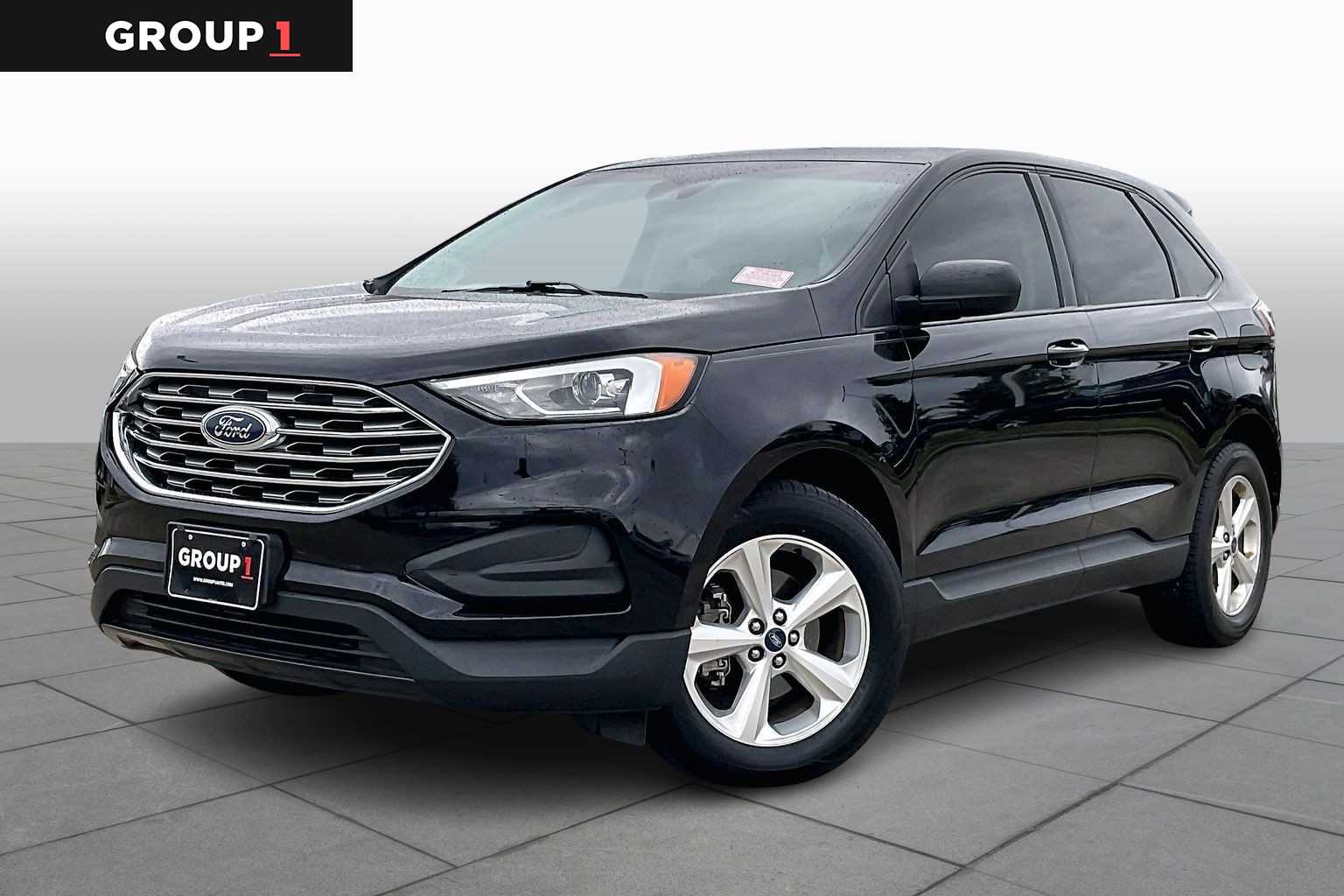 2019 Ford Edge SE Agate Black Metallic at AutoNation Ford Gulf Fwy