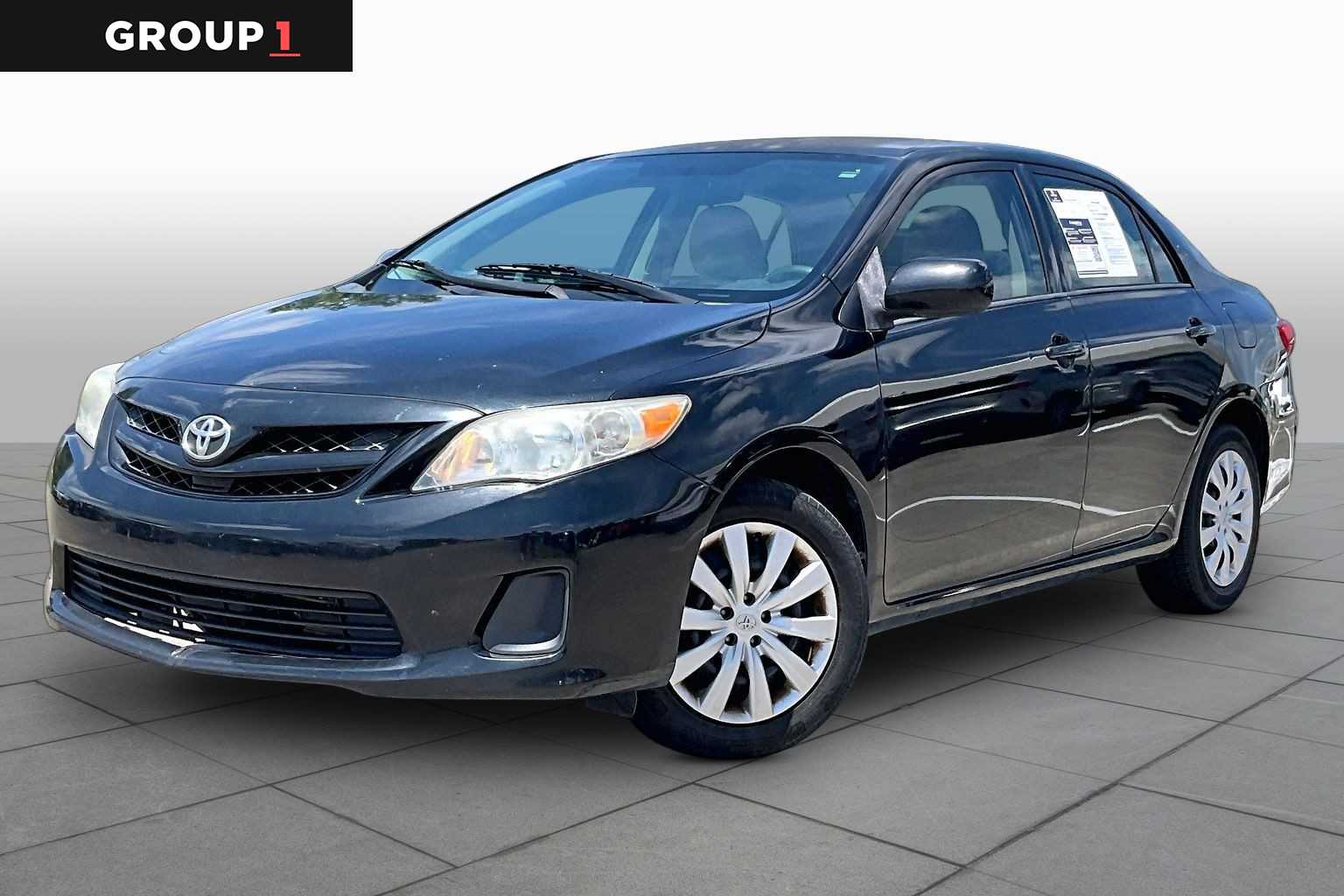2012 Toyota Corolla LE Black Sand Pearl at Westside Kia