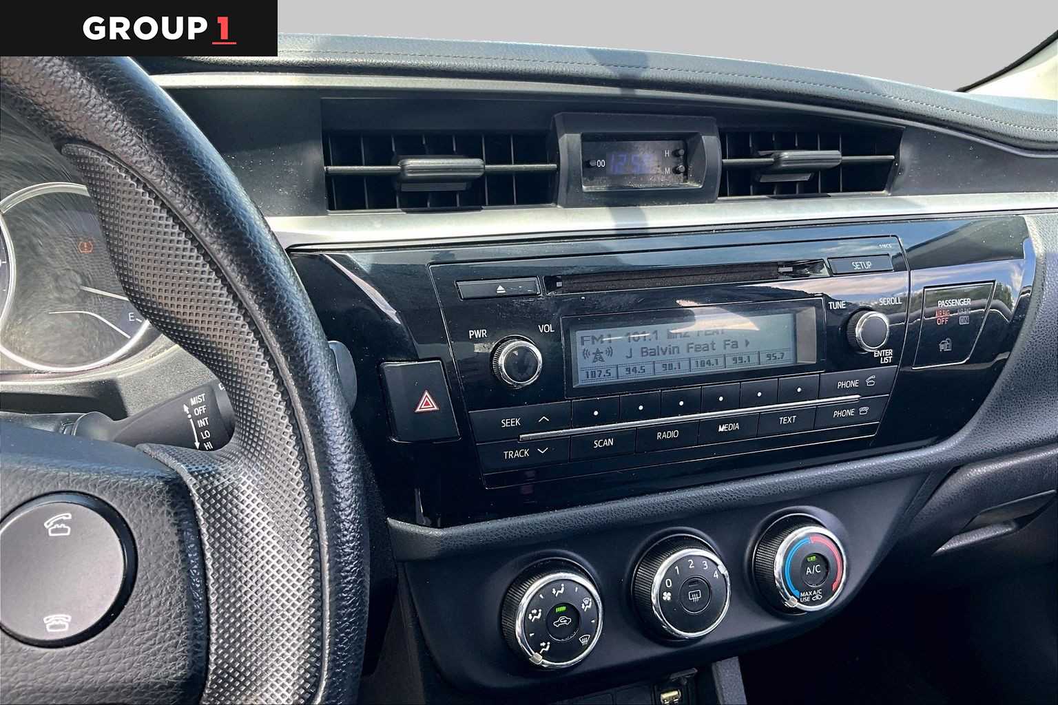 2014 Toyota Corolla L Slate Metallic at Tomball Ford
