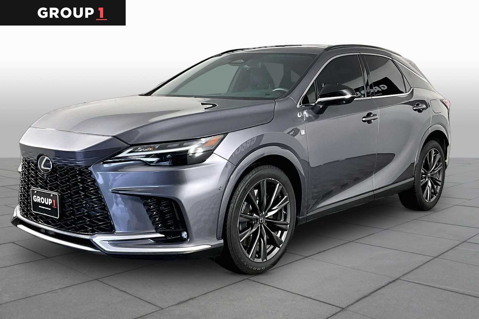 2023 Lexus RX 350 F SPORT Handling  Nebula Gray Pearl at Group 1 Toyota Southwest