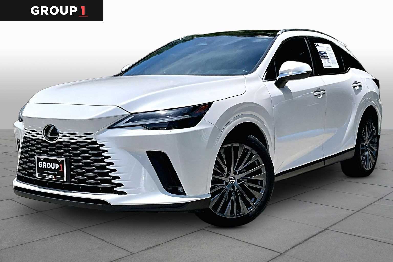 2023 Lexus RX 350h Luxury  Eminent White Pearl at Lexus of Clear Lake