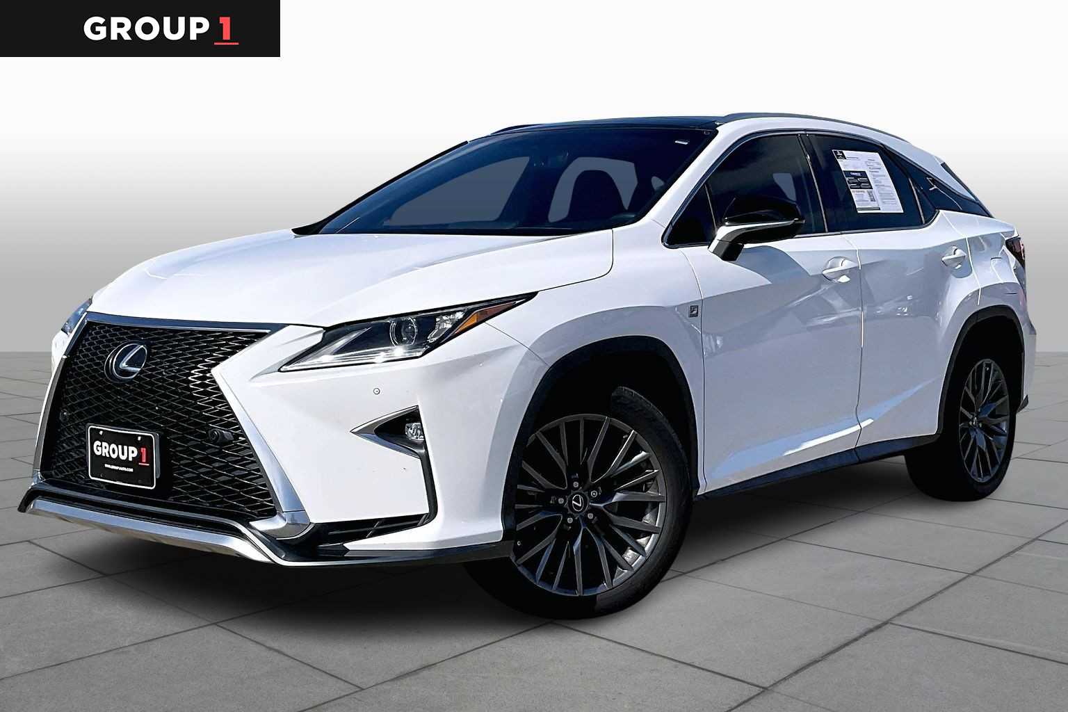 2016 Lexus RX 350  F Sport  Ultra White at AutoNation USA Houston