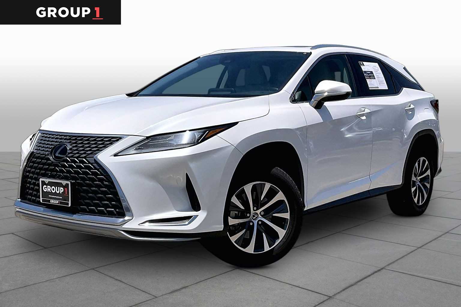 2021 Lexus RX 350  Eminent White Pearl at Group 1 Toyota Southwest