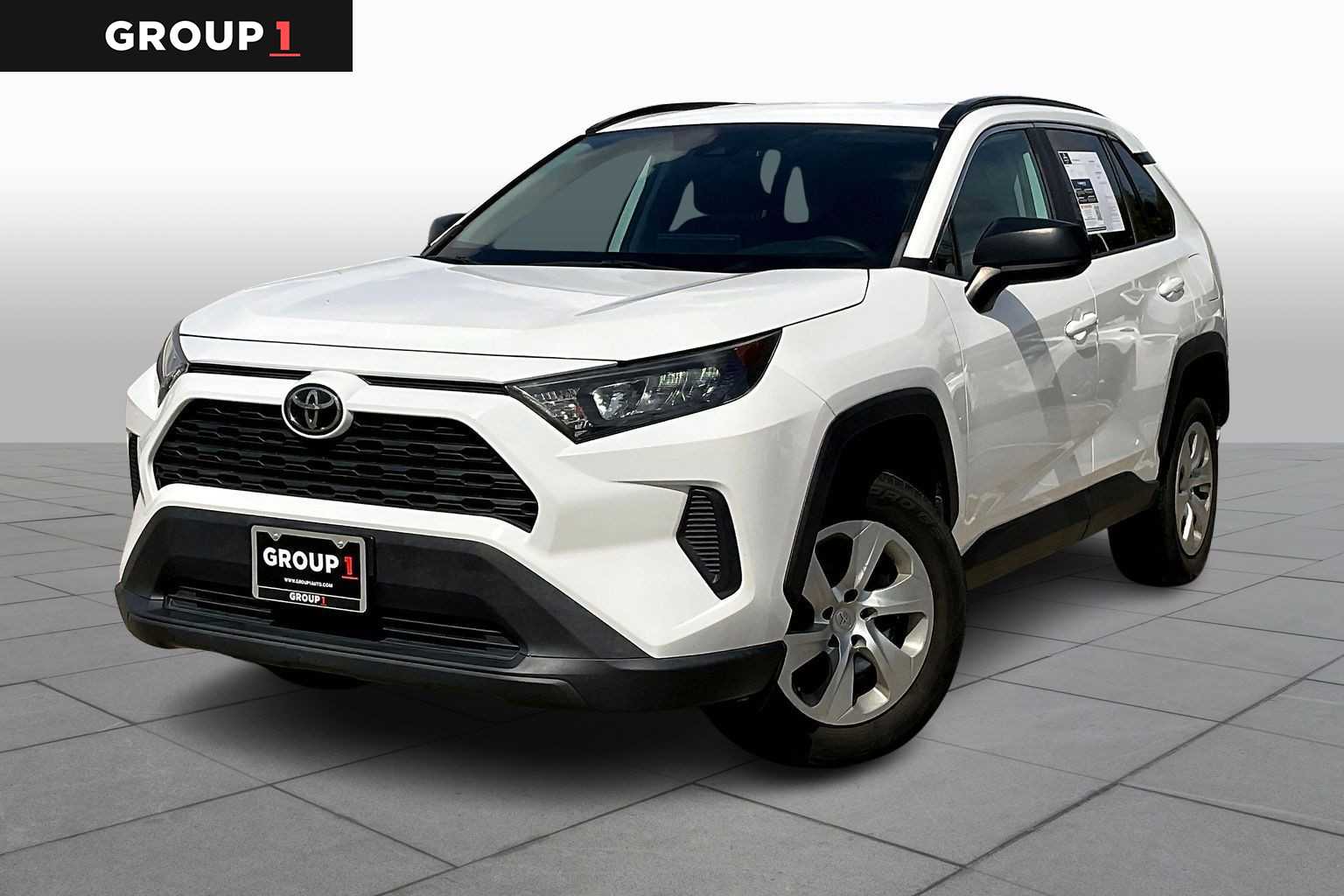 2019 Toyota RAV4 LE Super White at Davis Chevrolet