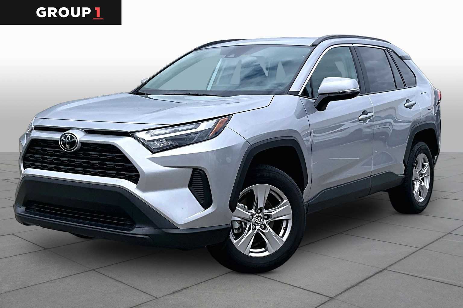 2025 Toyota RAV4 XLE Silver Sky Metallic at Group 1 Toyota Southwest